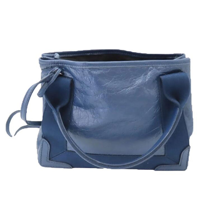 Top Quality Balenciaga Navy Cabas XS Leather Tote
