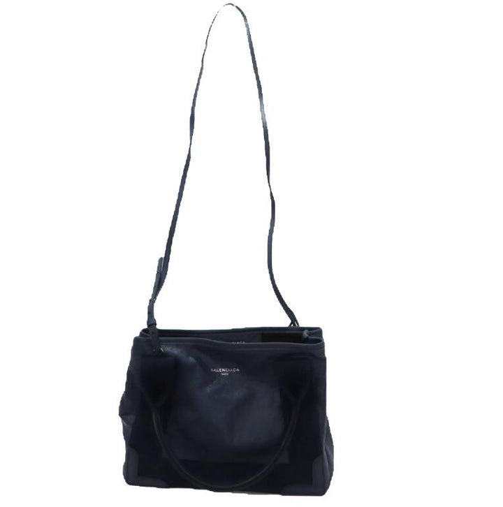 Top Quality Balenciaga Navy Cabas XS Leather Tote