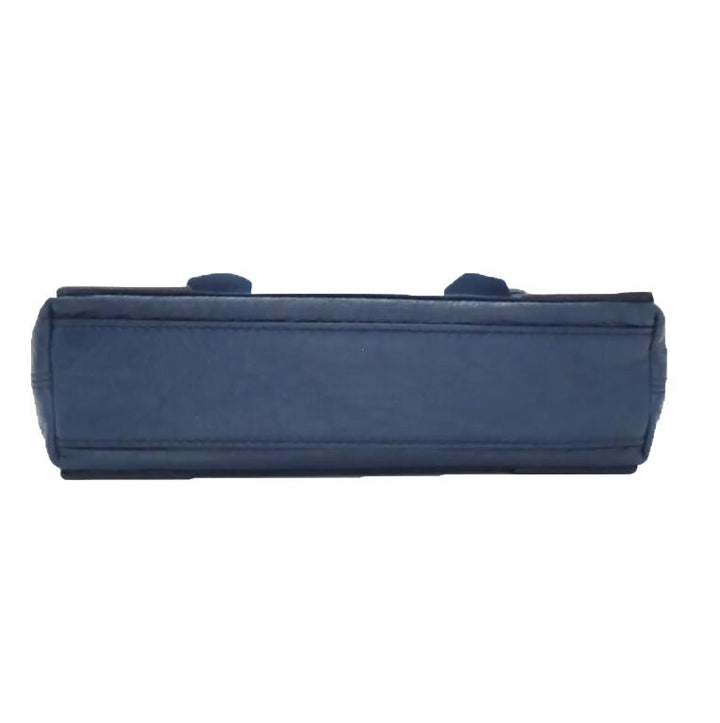 Top Quality Balenciaga Navy Cabas XS Leather Tote