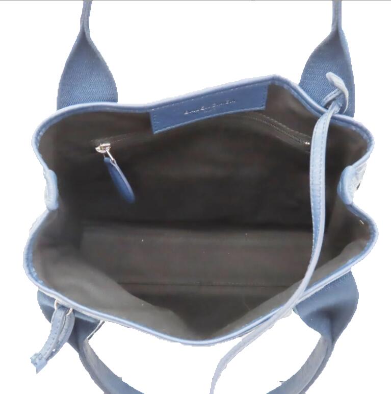 Top Quality Balenciaga Navy Cabas XS Leather Tote