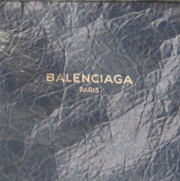 Top Quality Balenciaga Navy Cabas XS Leather Tote