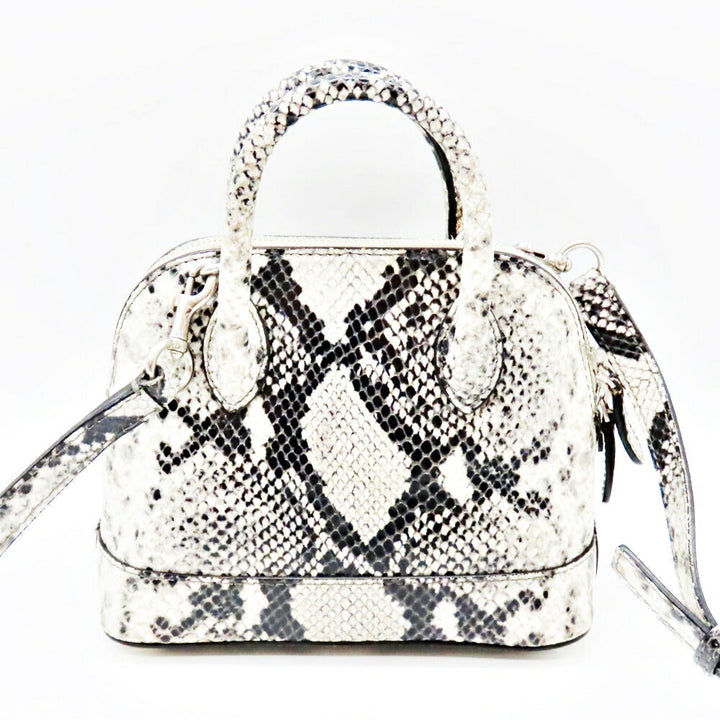 Top Quality Balenciaga Ville Top Handle XXS Python Embossed