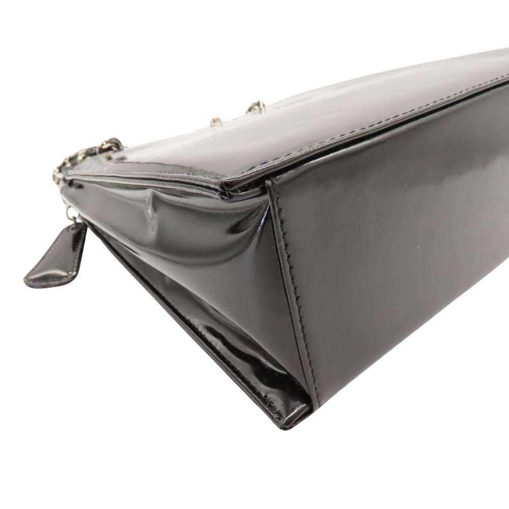 Top Quality Chanel Patent Leather Shoulder Bag Black