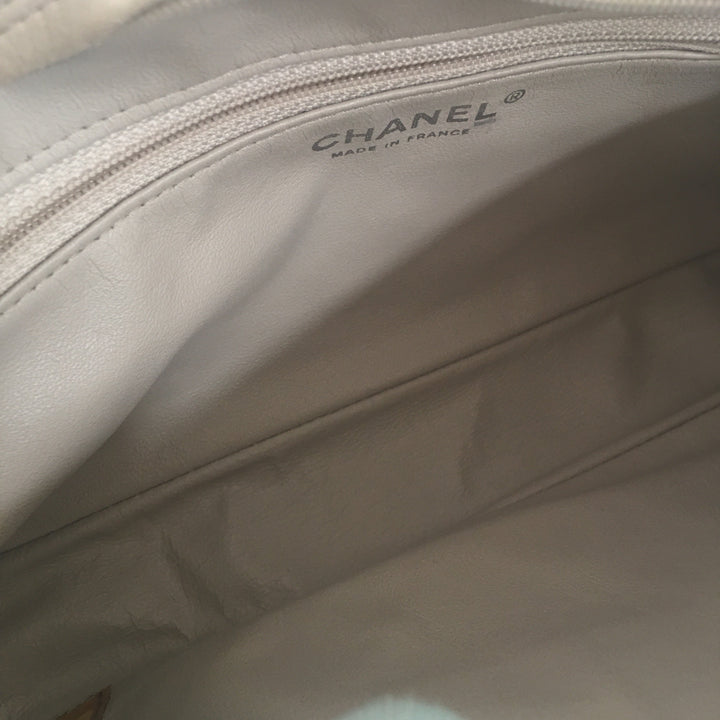 Top Quality Chanel Camera Shoulder Bag in Beige Leather