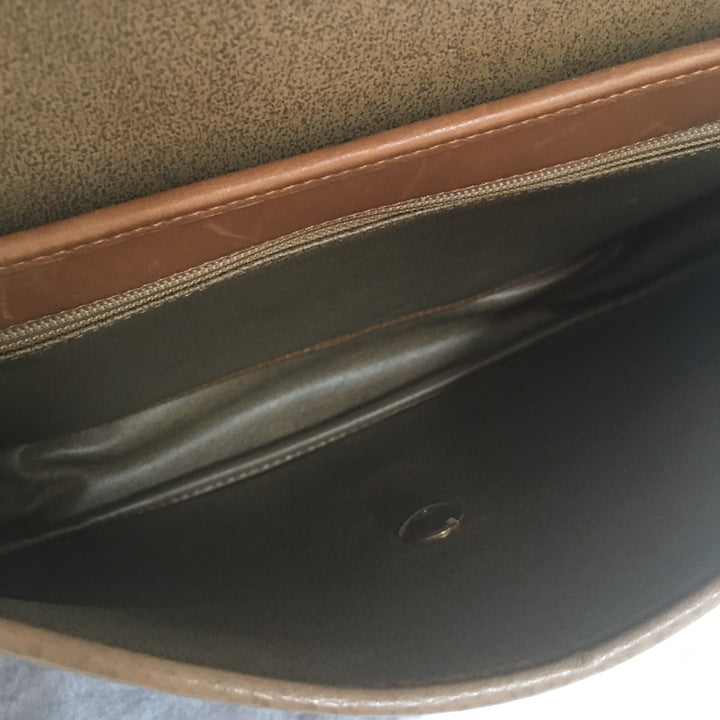 CHRISTIAN Top quality Dior Crossbody Bag in Brown Leather