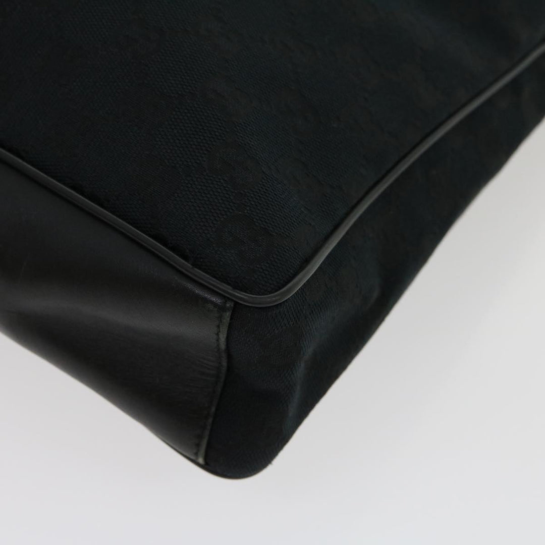 GUCCI GG Canvas Shoulder Bag Black  ki2082