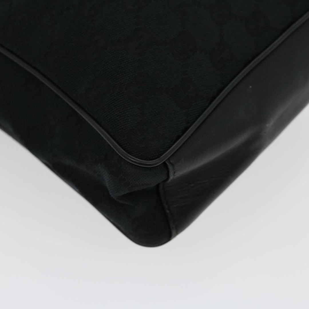 GUCCI GG Canvas Shoulder Bag Black  ki2082