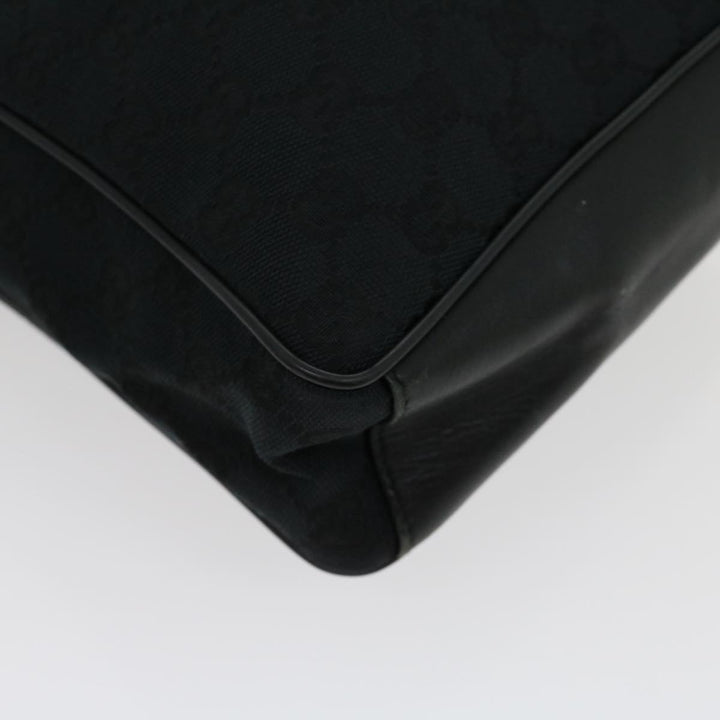 GUCCI GG Canvas Shoulder Bag Black  ki2082