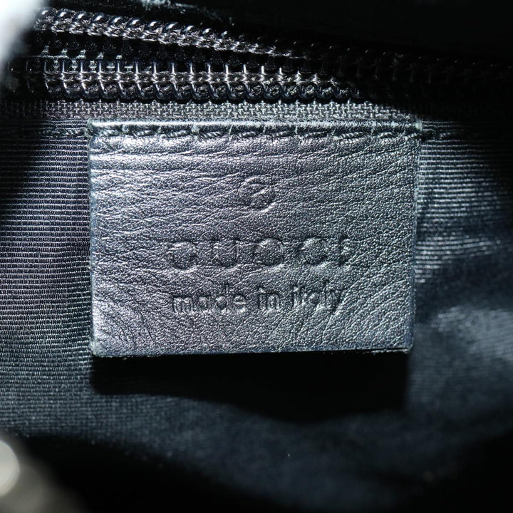 GUCCI GG Canvas Shoulder Bag Black  ki2082