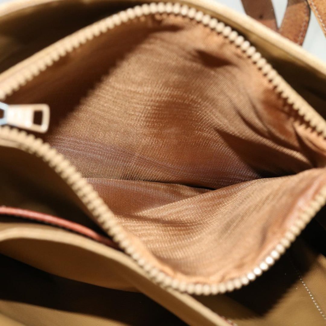 Celine Macadam Canvas Shoulder Bag Beige  ki2254