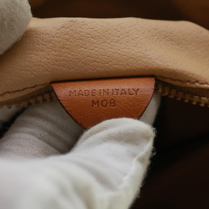 Celine Macadam Canvas Clutch Bag Brown  ki2485