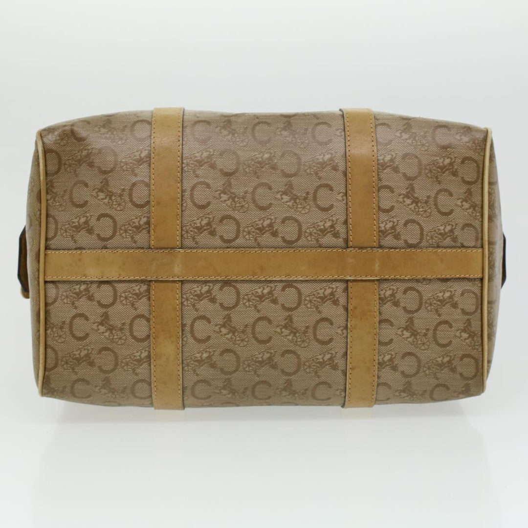 Celine C Macadam Canvas Hand Bag Beige  ki2542