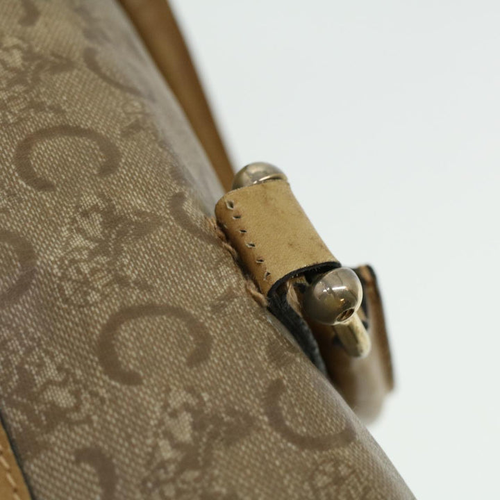 Celine C Macadam Canvas Hand Bag Beige  ki2542