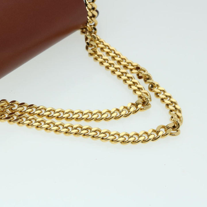 Chloe Chain Mini Annie Hand Bag Leather 2way Brown ki3449