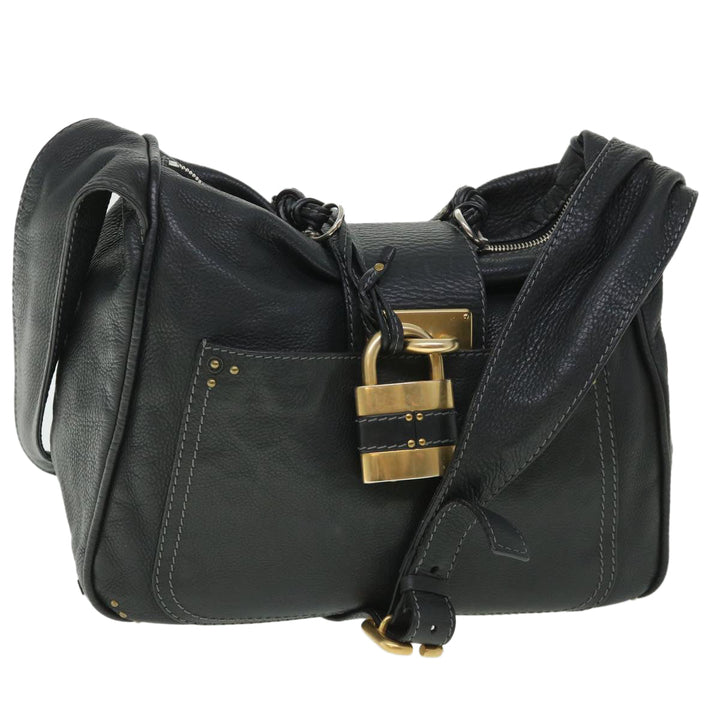 Chloe Paddington Shoulder Bag Black ki3488