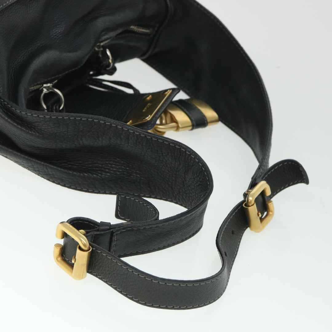 Chloe Paddington Shoulder Bag Black ki3488