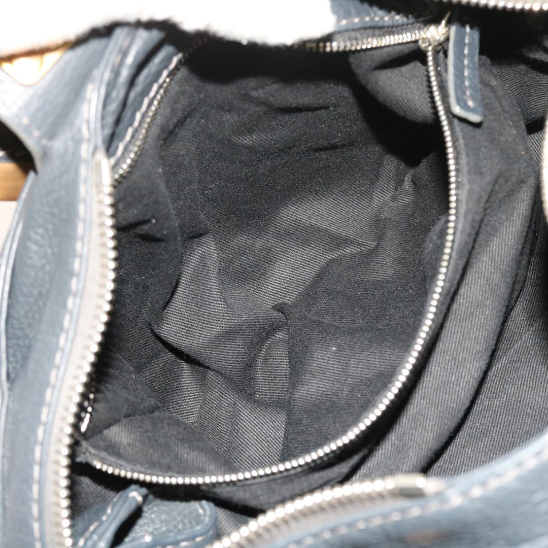Chloe Paddington Hand Bag Leather Gray ki3538