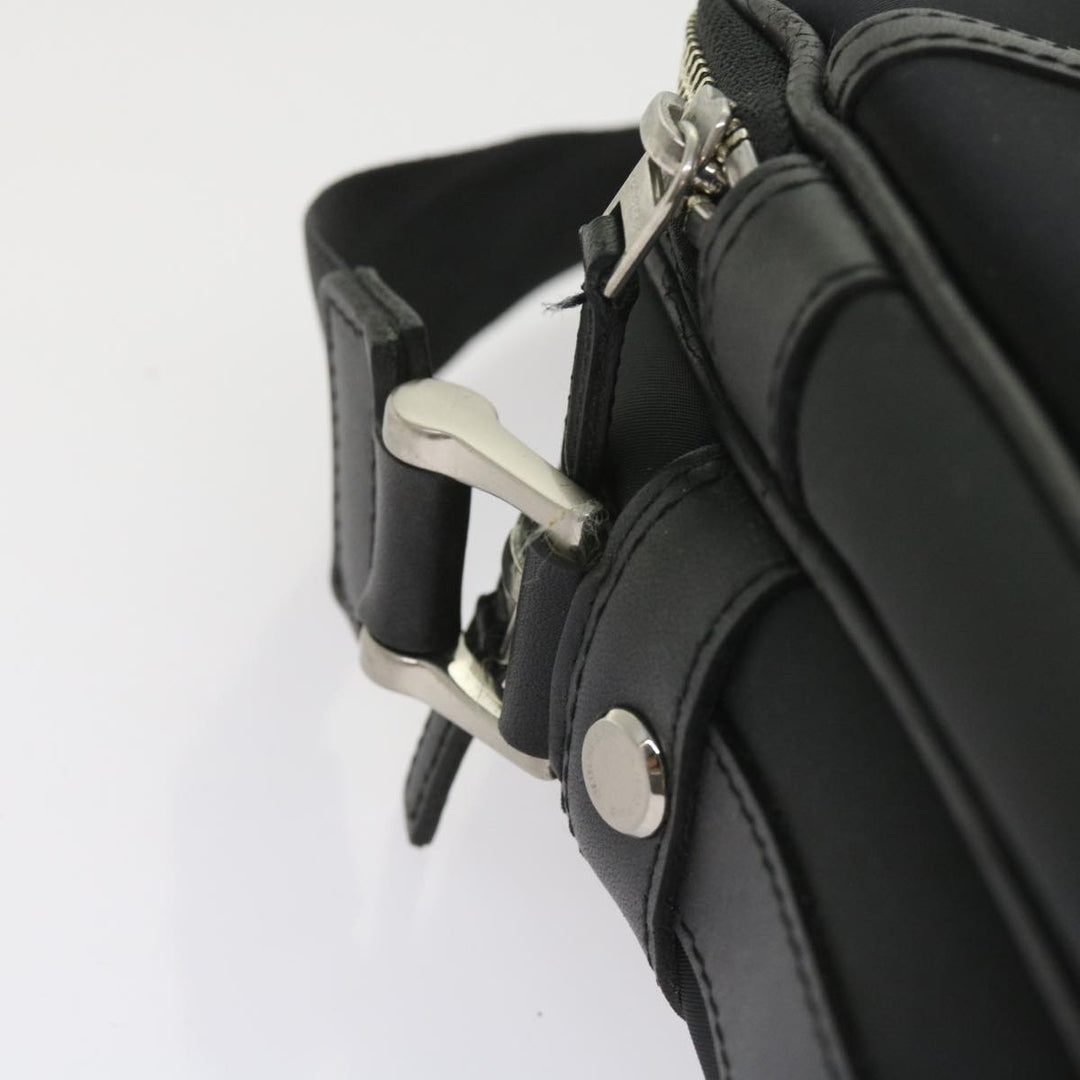 BURBERRY Shoulder Bag Nylon Black Auth ki3665