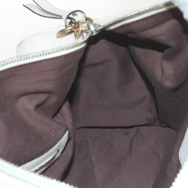 Chloe Hand Bag Leather 2Set White ki3822