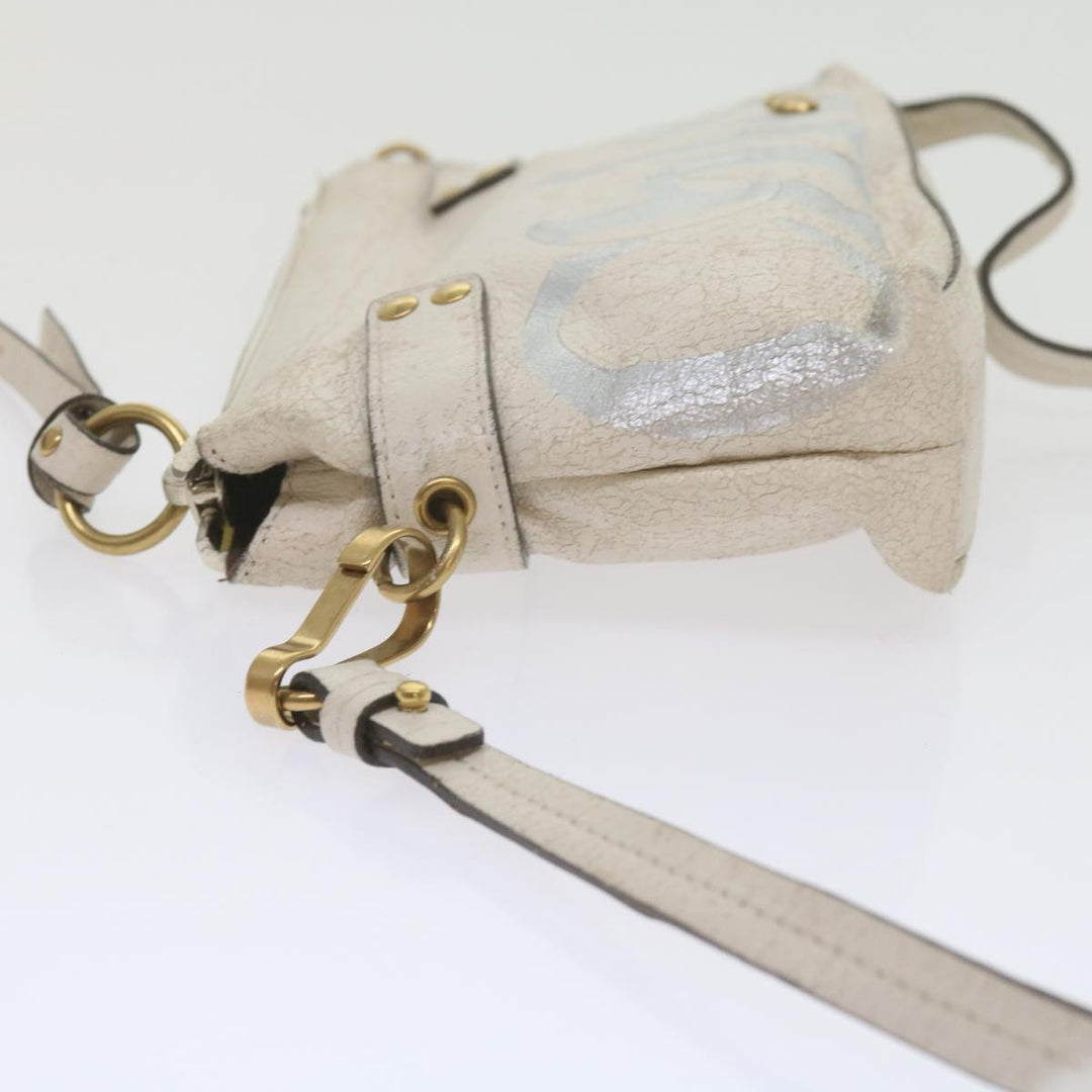 Chloe Hand Bag Leather 2Set White ki3822