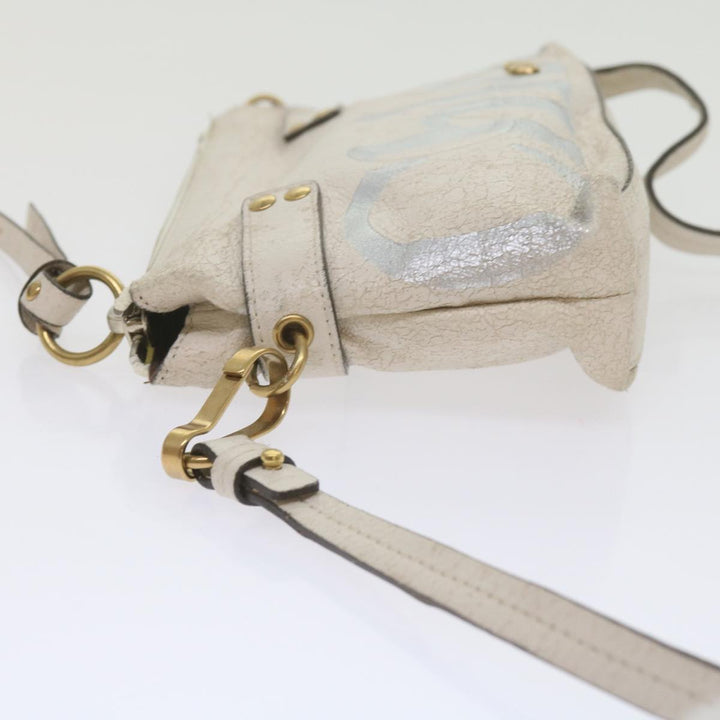 Chloe Hand Bag Leather 2Set White ki3822