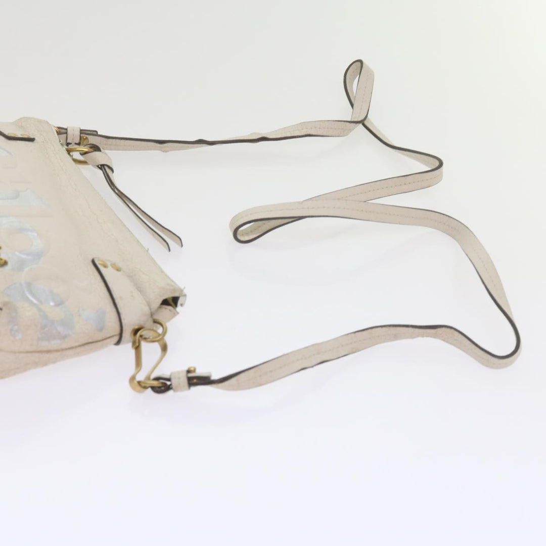 Chloe Hand Bag Leather 2Set White ki3822