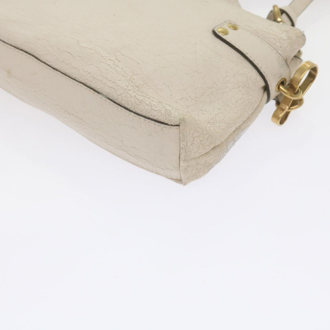 Chloe Hand Bag Leather 2Set White ki3822