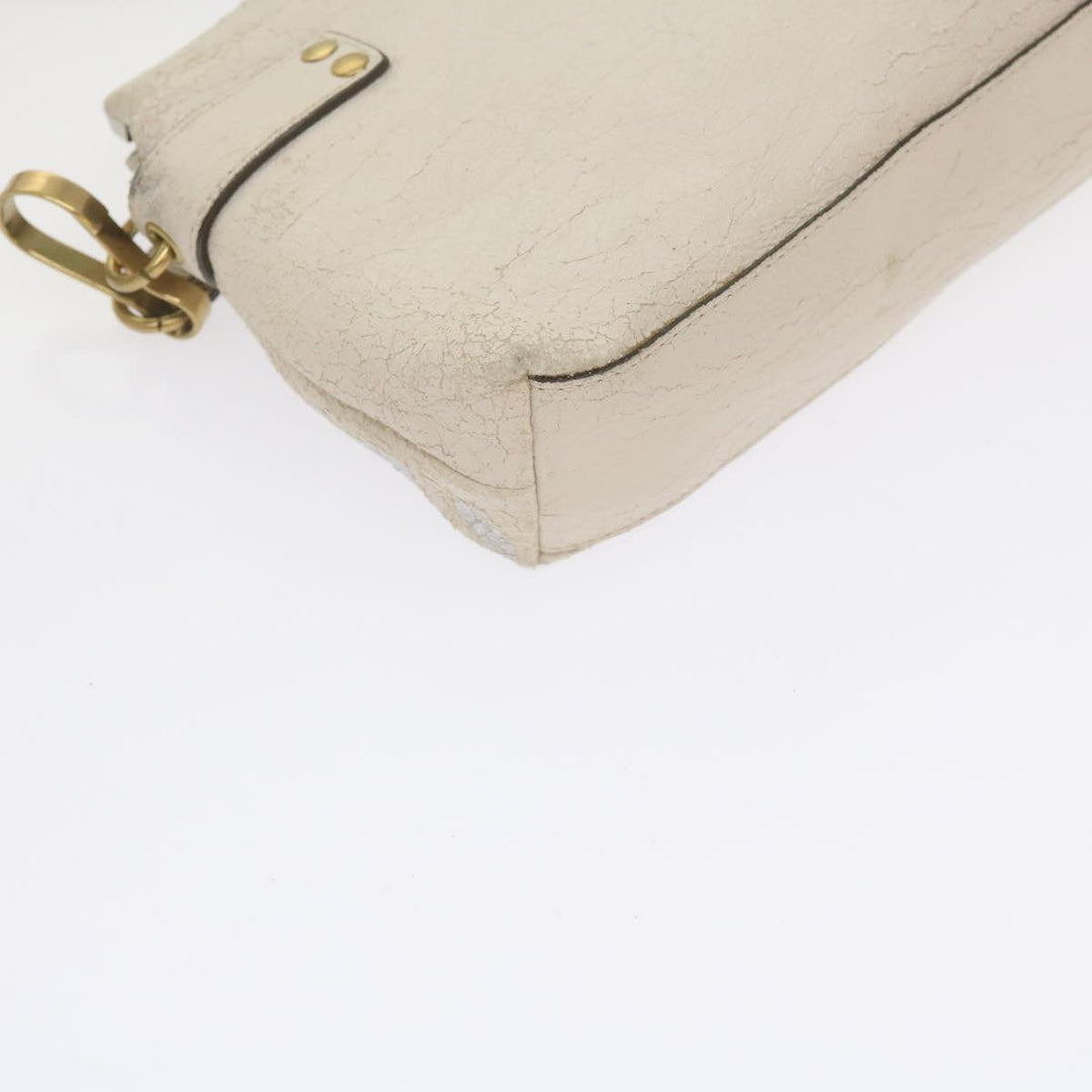 Chloe Hand Bag Leather 2Set White ki3822