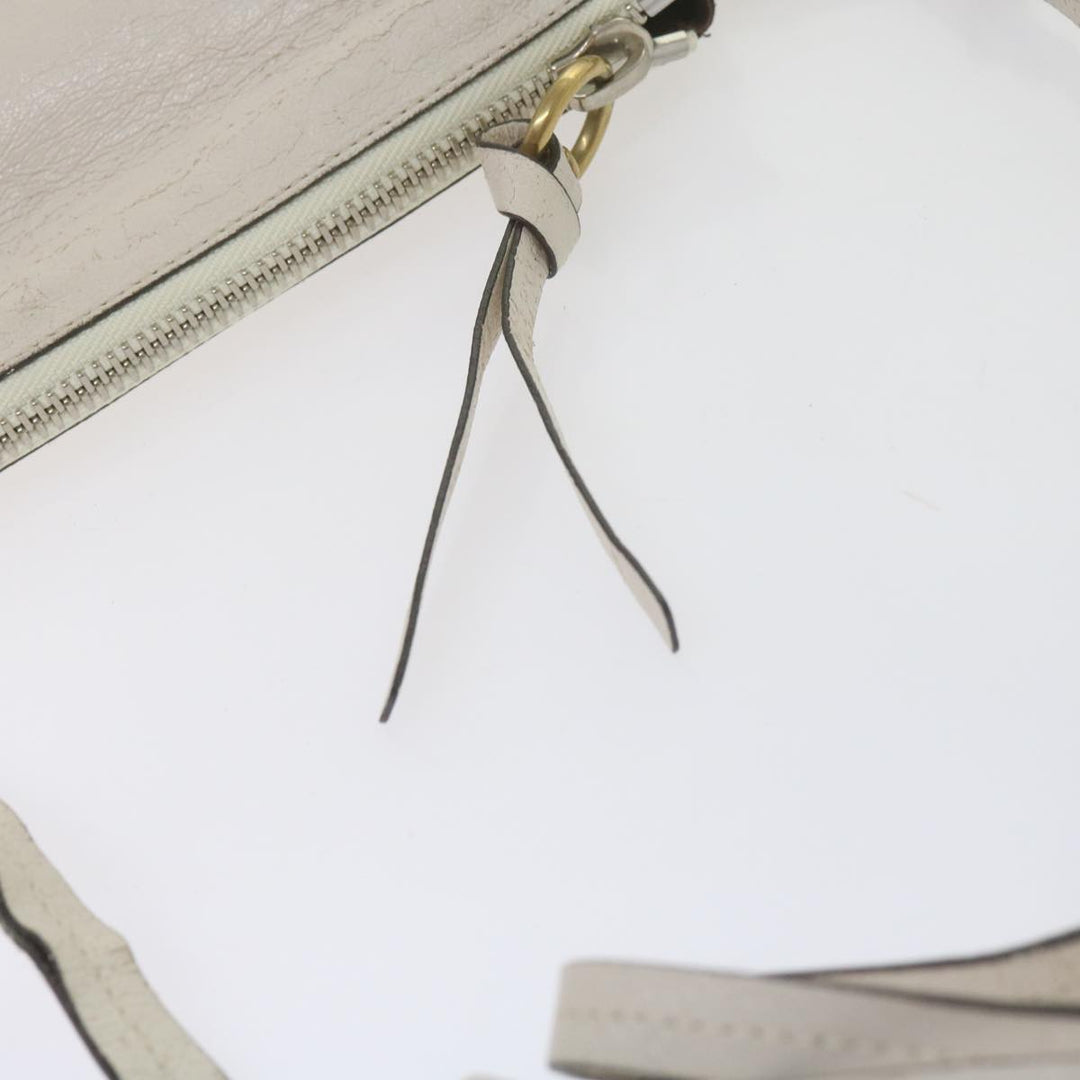 Chloe Hand Bag Leather 2Set White ki3822