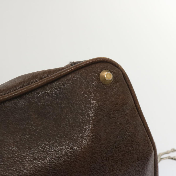 Chloe Kerala Hand Bag Leather Brown ki3920
