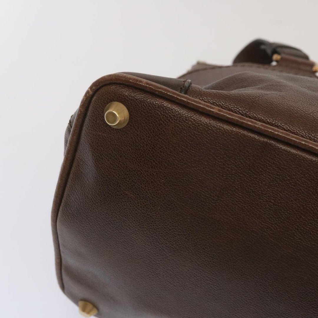 Chloe Kerala Hand Bag Leather Brown ki3920