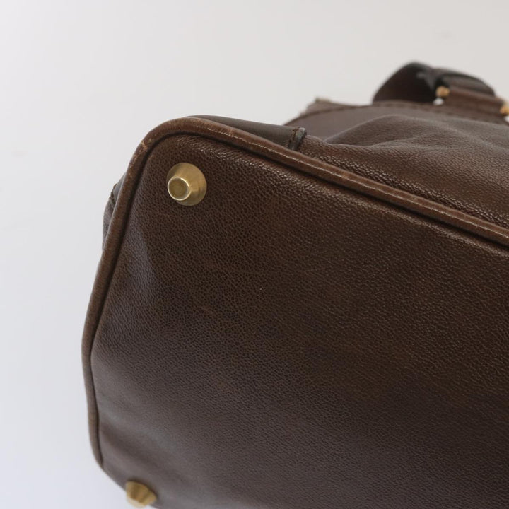 Chloe Kerala Hand Bag Leather Brown ki3920
