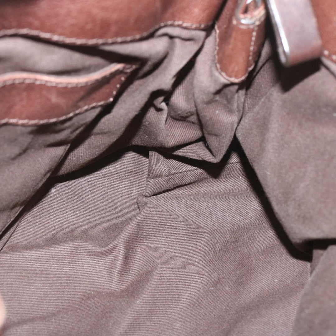 Chloe Kerala Hand Bag Leather Brown ki3920