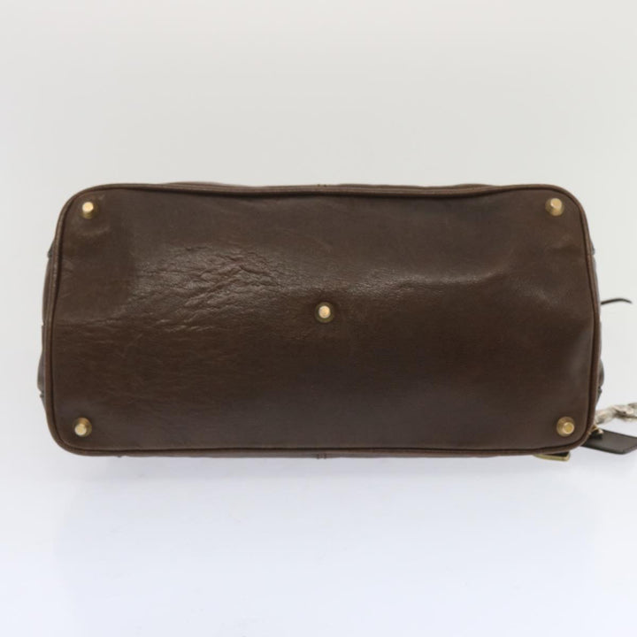 Chloe Kerala Hand Bag Leather Brown ki3920