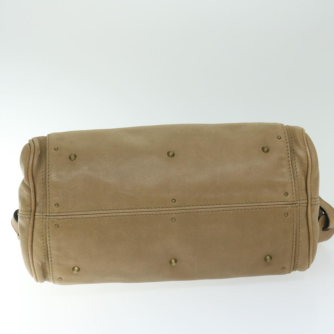 Chloe Paddington Hand Bag Leather 2way Beige 03 09 51 5276 ki4105