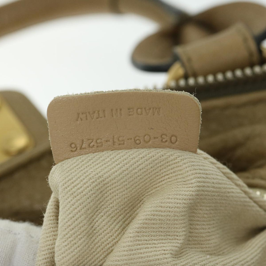 Chloe Paddington Hand Bag Leather 2way Beige 03 09 51 5276 ki4105