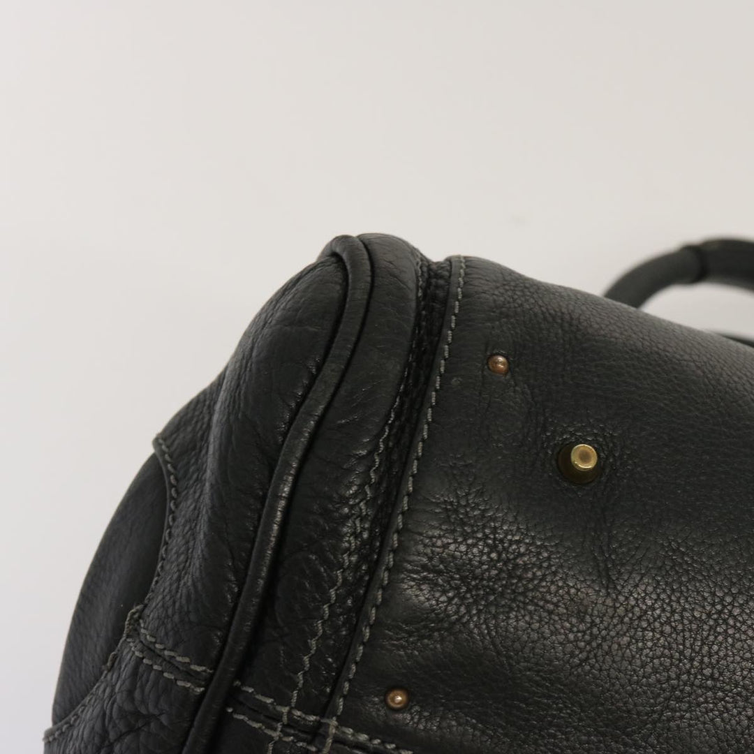 Chloe Paddington Hand Bag Leather Black ki4267