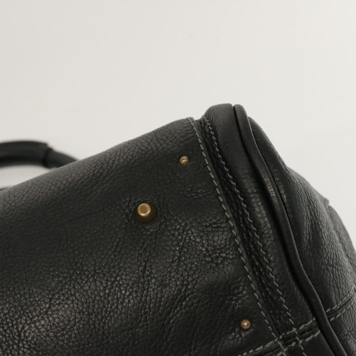 Chloe Paddington Hand Bag Leather Black ki4267