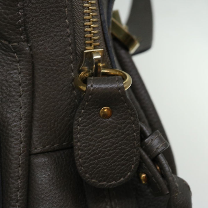 Chloe Mini Paraty Hand Bag Leather 2way Brown ki4277