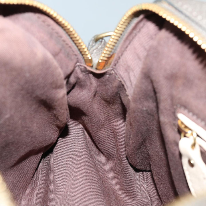 Chloe Mini Paraty Hand Bag Leather 2way Brown ki4277