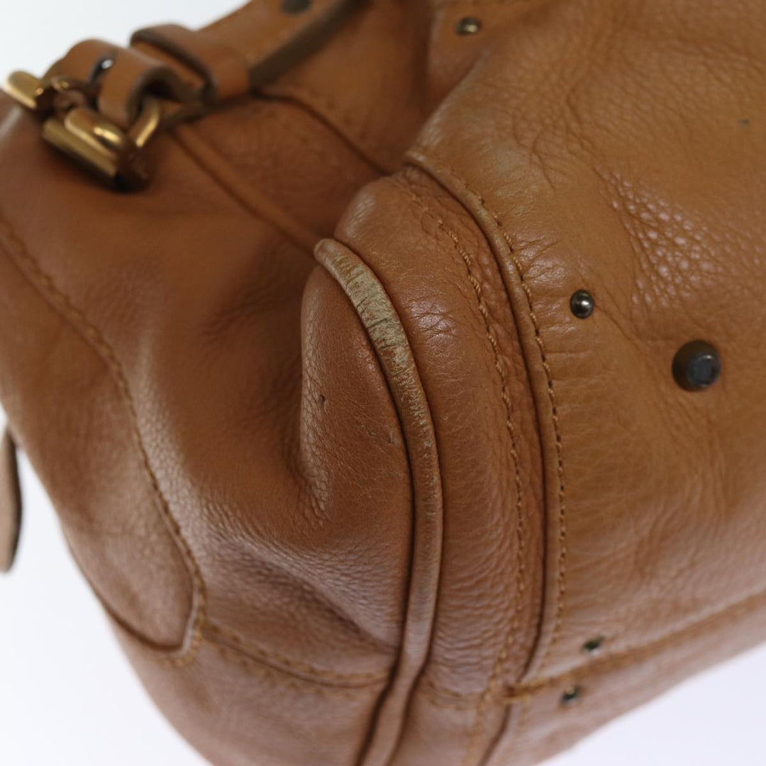 Chloe Paddington Shoulder Bag Leather Brown ki4344