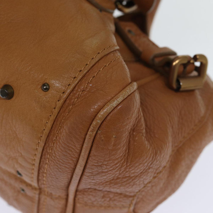 Chloe Paddington Shoulder Bag Leather Brown ki4344