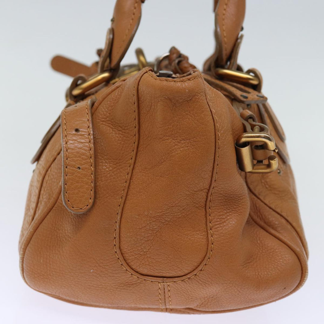Chloe Paddington Shoulder Bag Leather Brown ki4344