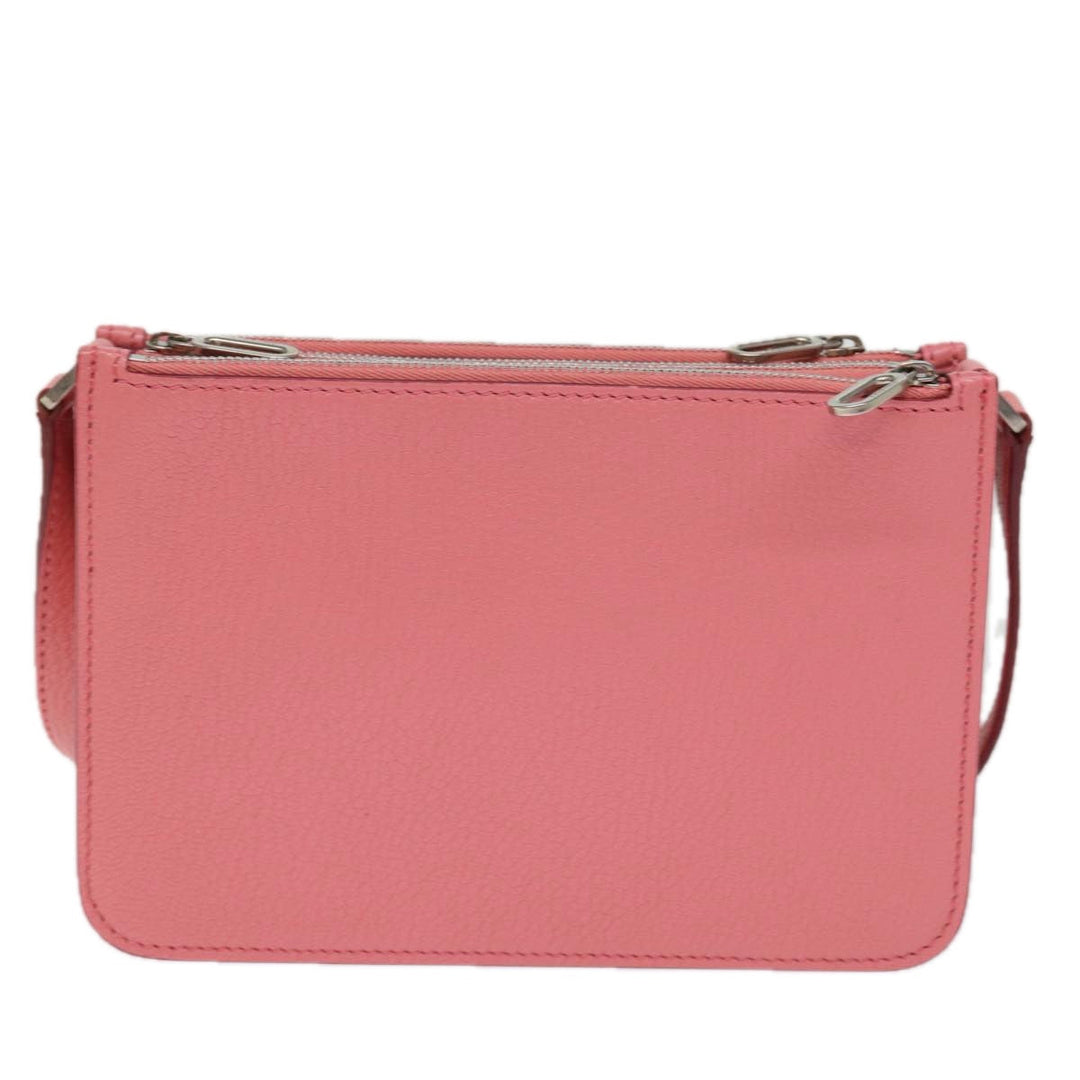 Burberry Shoulder Bag Leather Pink Auth ki4506
