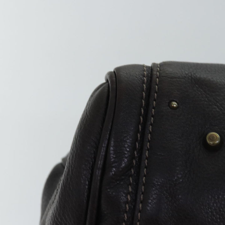 Chloe Paddington Hand Bag Leather Brown ki4544
