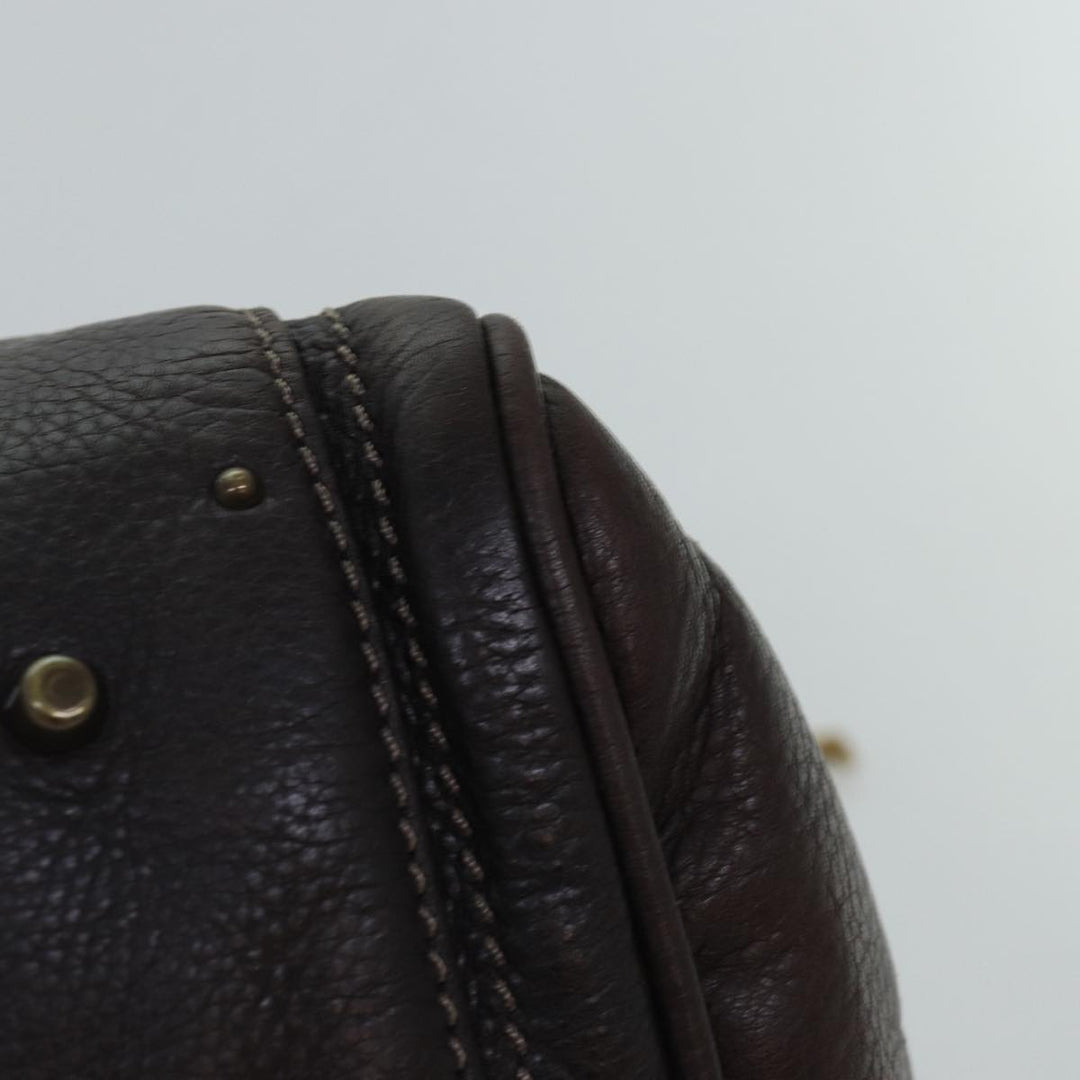 Chloe Paddington Hand Bag Leather Brown ki4544
