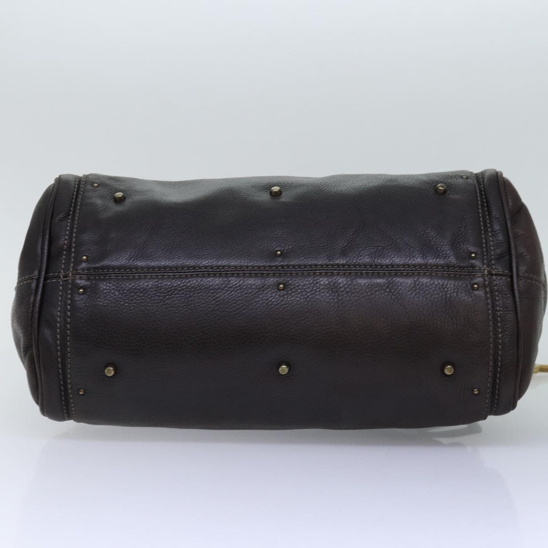 Chloe Paddington Hand Bag Leather Brown ki4544
