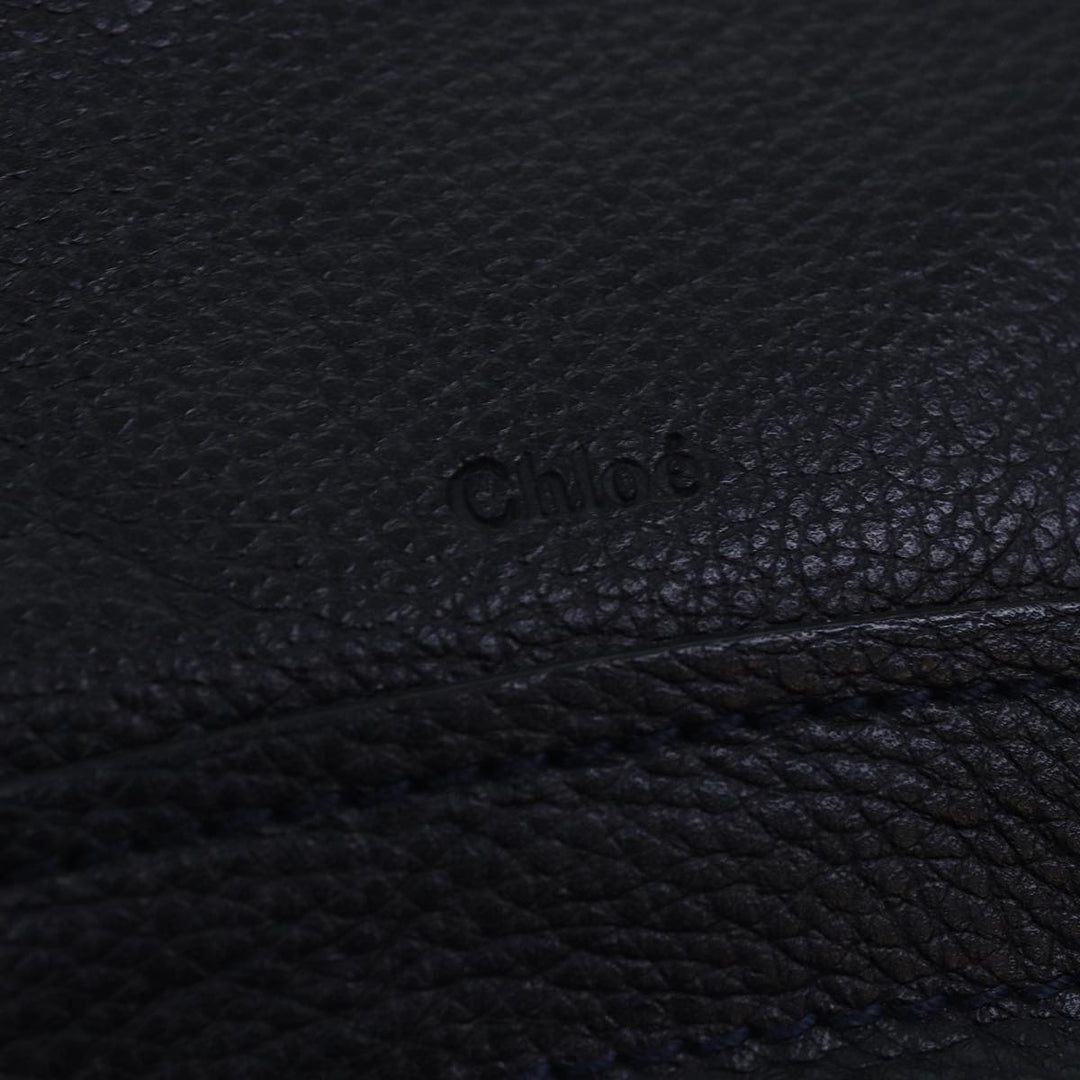 Chloe Mini Paraty Hand Bag Leather 2way Black 02 15 50 65 ki4561