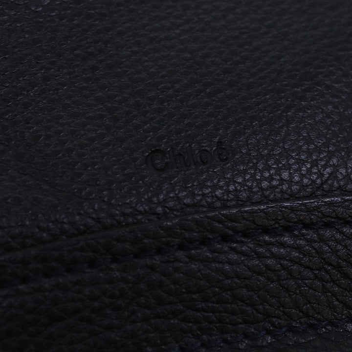 Chloe Mini Paraty Hand Bag Leather 2way Black 02 15 50 65 ki4561