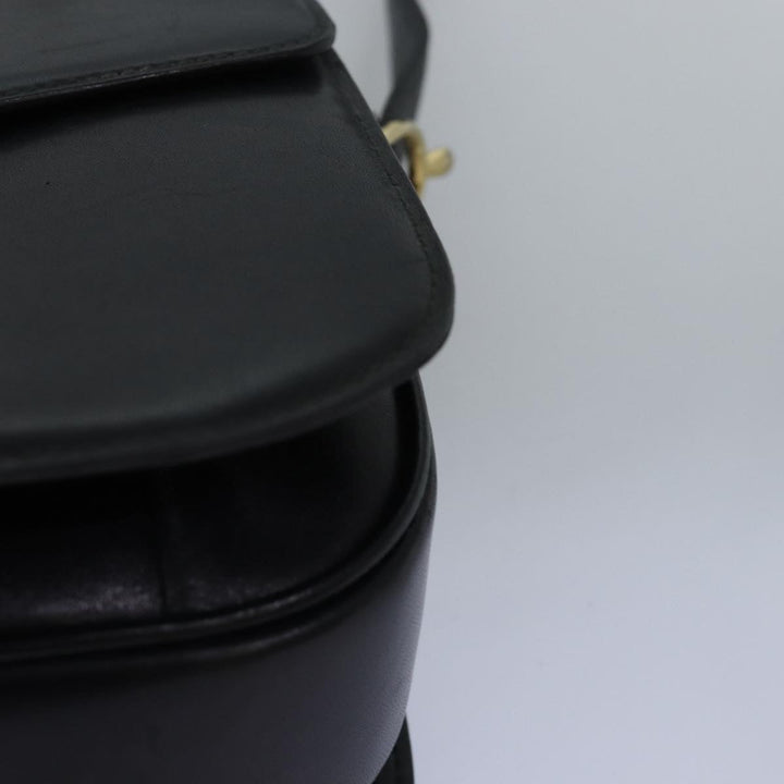 Celine Horse Carriage Shoulder Bag Leather Black  ki4569